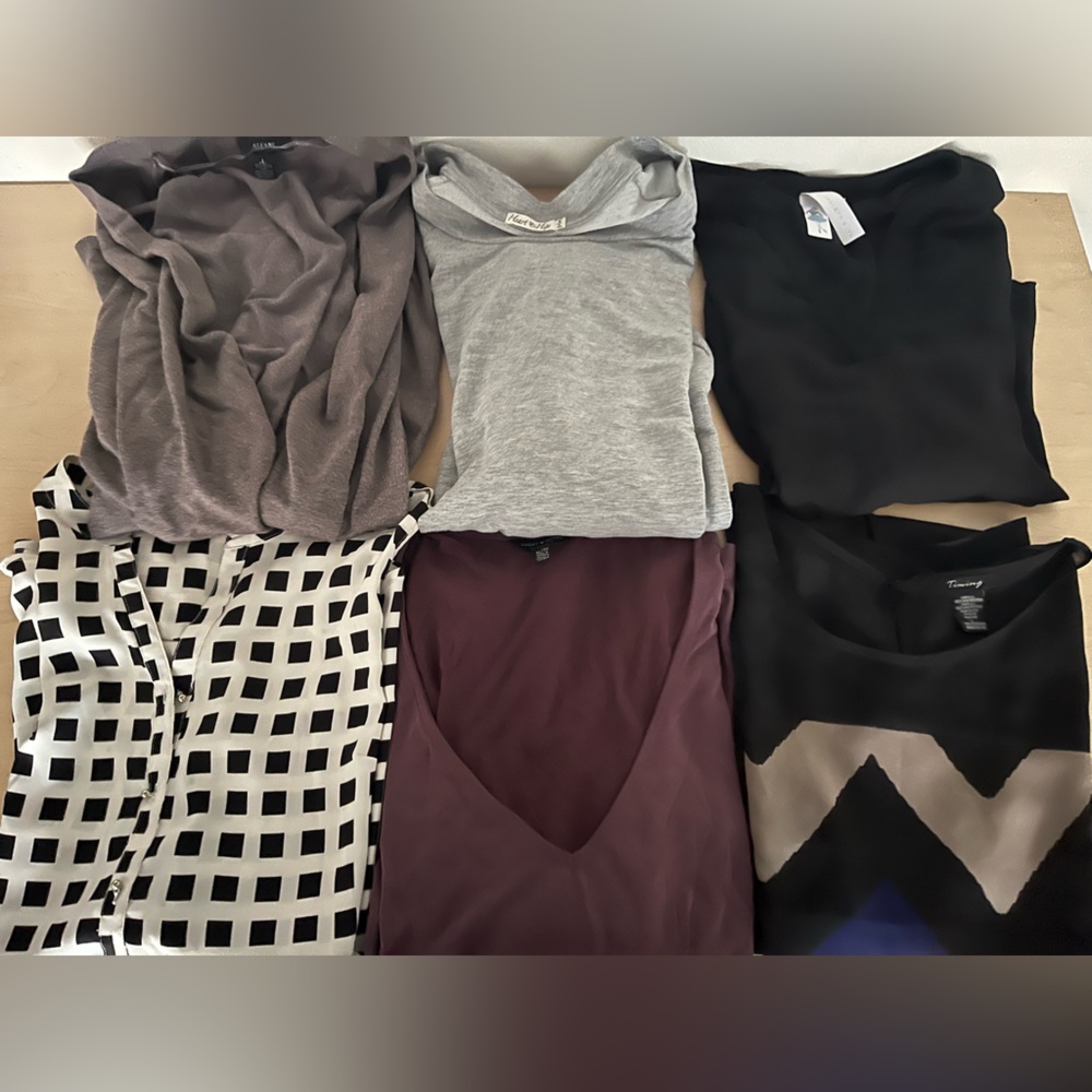 Lucky brand Timing NY&Co Alfani tops sweater lot L XL - Picture 2 of 8